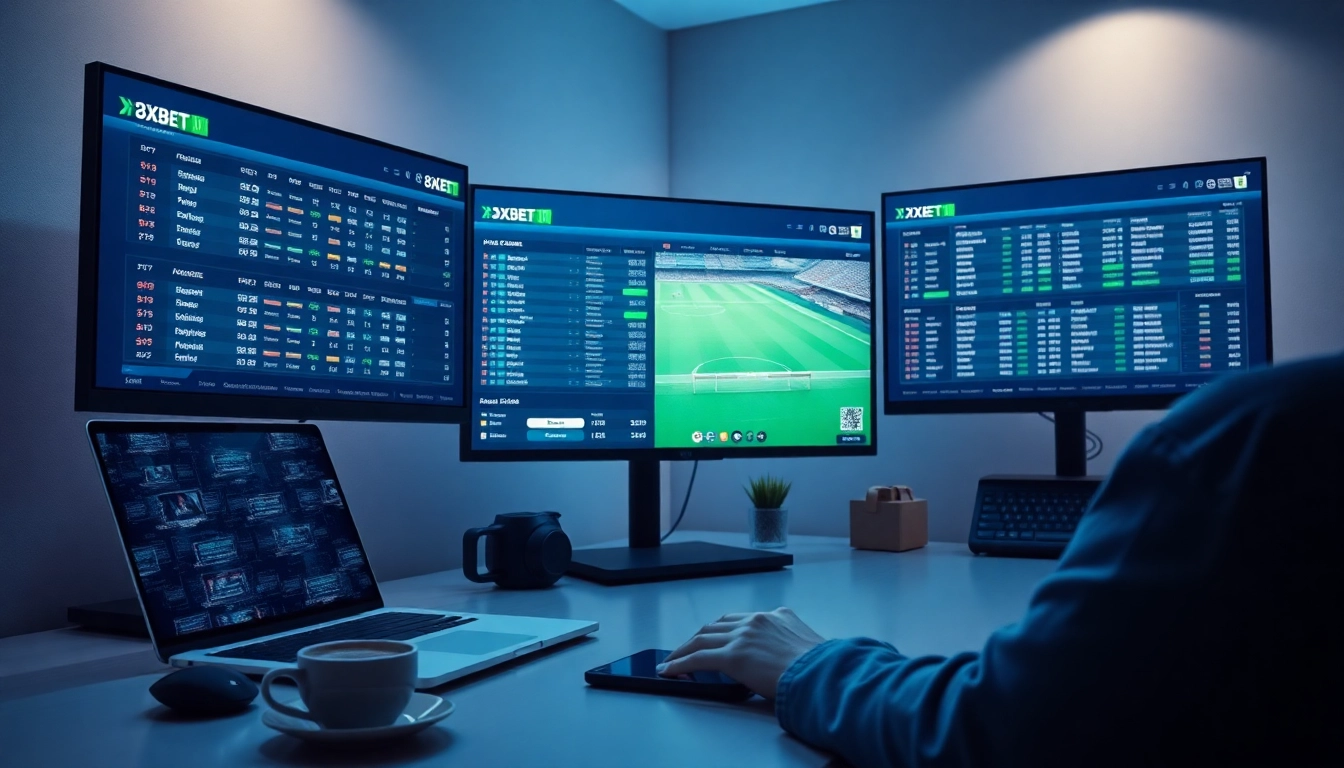Online betting platform interface showcasing 8XBET, emphasizing user engagement and trust at 8xbet.com.se.