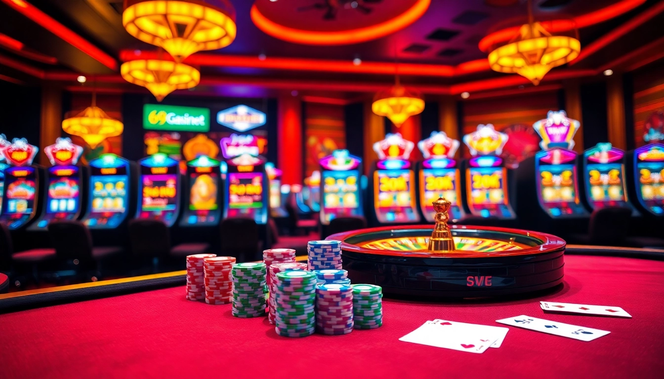 Experience top slots and games at 69vn.gb.net featuring vibrant casino elements.