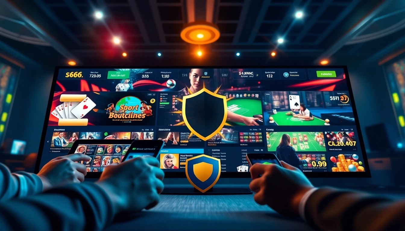 S666.nyc online gaming interface showcasing poker and baccarat games in a dynamic, secure environment.